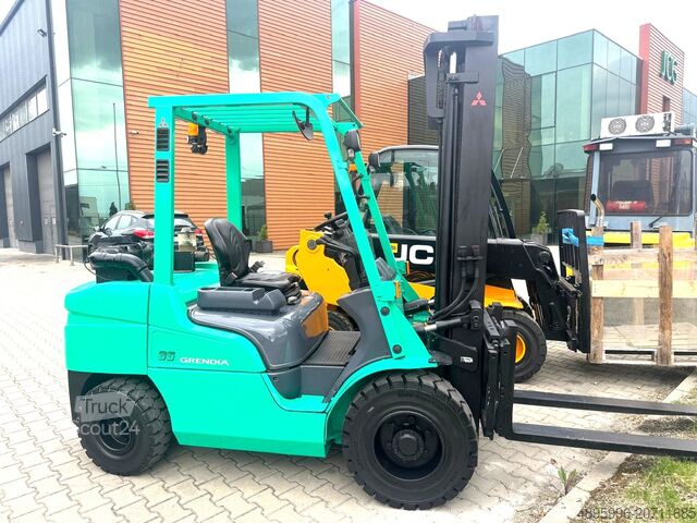 Keturratis šakinis krautuvas Mitsubishi FD35NT /Diesel/Only 6012 hours/New Price