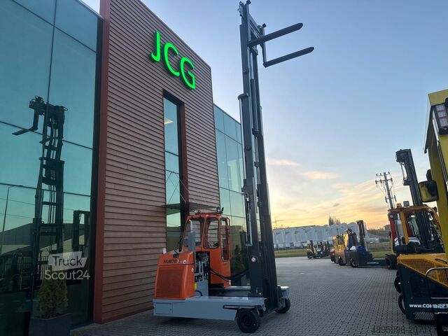 Four-way forklift Hubtex DQ45 / 4500 kg/ Triplex /Only 3309 h