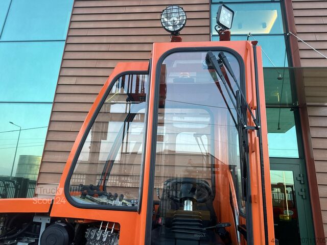 Four-way forklift Hubtex DQ45 / 4500 kg/ Triplex /Only 3309 h