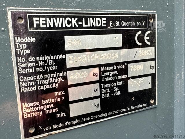 Wózek widłowy boczny Linde S40 // Perfect condition // Low mast