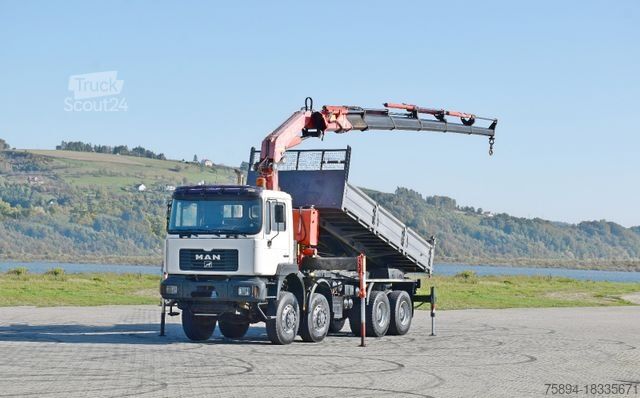 Tovornjak prekucnik MAN 41.460 * KRAN * 8x8 ! TOPZUSTAND