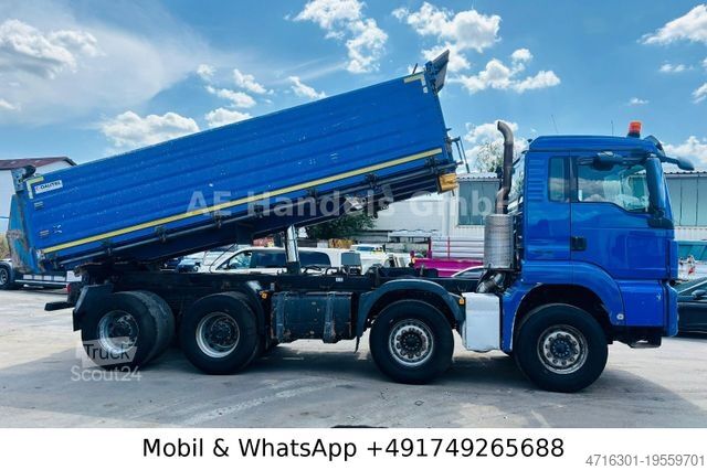 Dreiseitenkipper LKW MAN TGS 35.400 M 8x4 BB Dautel Alu *Retarder/15m³