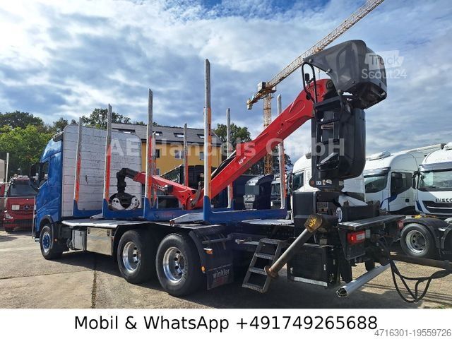 Logging truck VOLVO FH 540 Globe BL 6x4 Palfinger M12L80 *Retarder