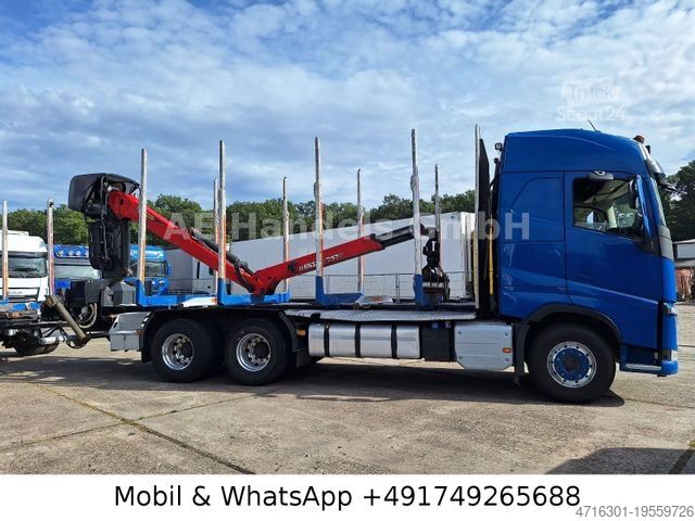 Logging truck VOLVO FH 540 Globe BL 6x4 Palfinger M12L80 *Retarder