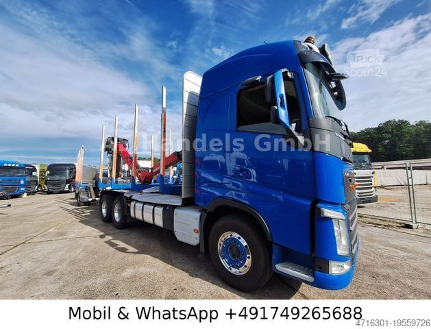 Logging truck VOLVO FH 540 Globe BL 6x4 Palfinger M12L80 *Retarder
