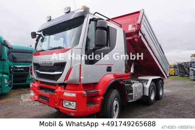 Camion-benne tricar IVECO Trakker 500 BL 6x4 *Retarder/11m³/Wechselkipper