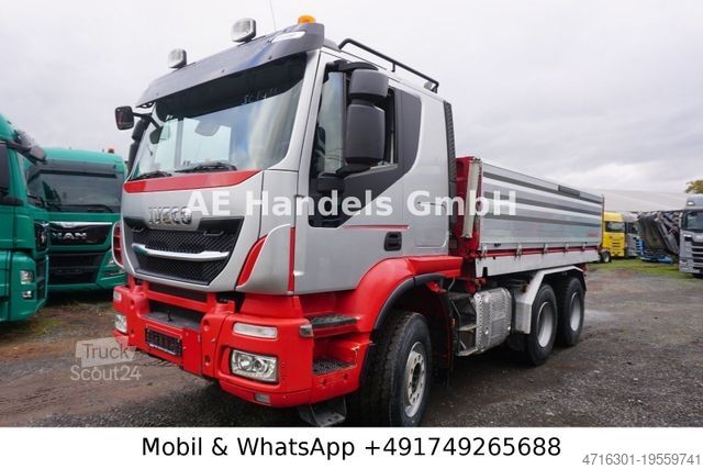 Camion-benne tricar IVECO Trakker 500 BL 6x4 *Retarder/11m³/Wechselkipper