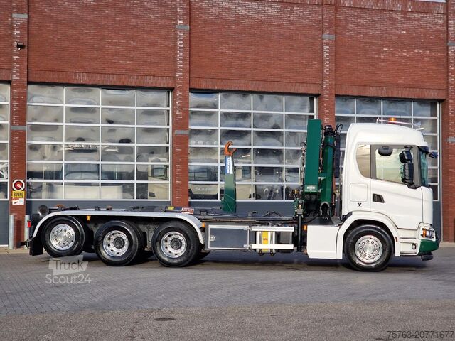 Sistema a braccio con gancio Scania G500 XT 8x4*4 - HMF 2820K Crane - AJK 20T Hookl...