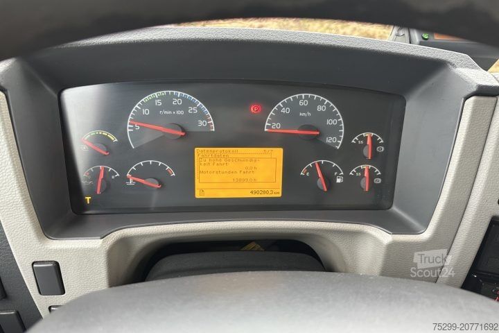 Camión plataforma con toldo Volvo FLL-280 4x2R Plane / HB / Swiss-Vehicle