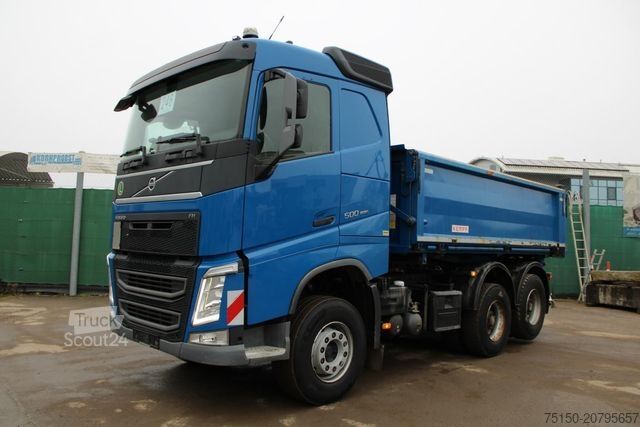 Τρίπλευρο ανατρεπόμενο φορτηγό VOLVO FH 500 6x4 BL - KEMPF BORDMATIK Nr.: 246