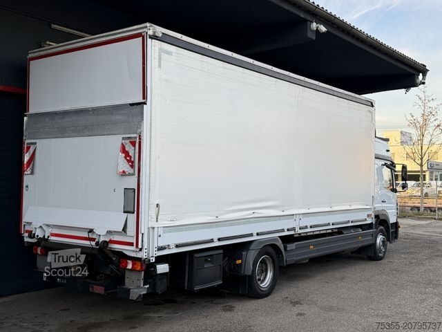 Tentinė platforma sunkvežimis MERCEDES-BENZ Atego 1530 Klima Motorbremse Tempomat 7,35m +LBW