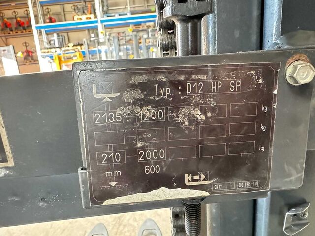 S+UVV 03/27 Elektro 6 200 mth Linde D 12HPSP