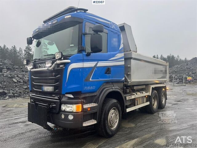 Sklápač Scania R560 6x4 tipper truck, snow plough equipped, with