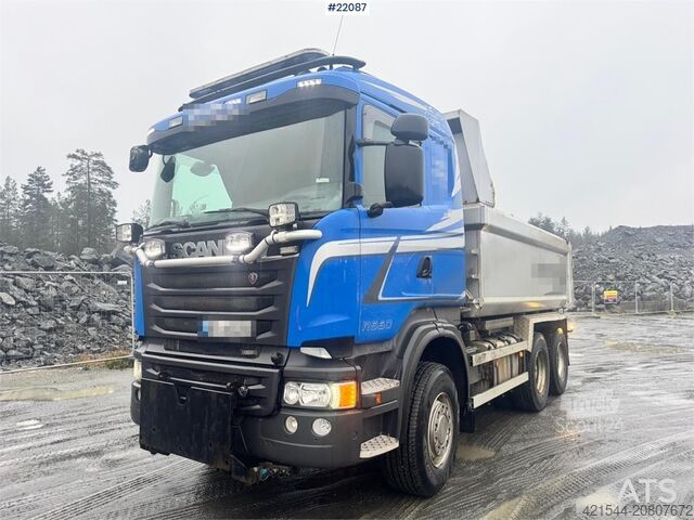 Sklápač Scania R560 6x4 tipper truck, snow plough equipped, with