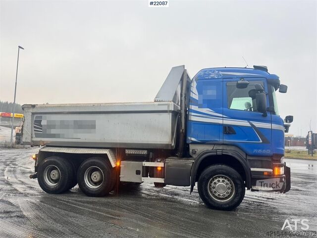 Sklápač Scania R560 6x4 tipper truck, snow plough equipped, with
