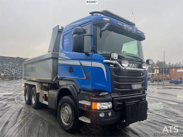 Sklápač Scania R560 6x4 tipper truck, snow plough equipped, with
