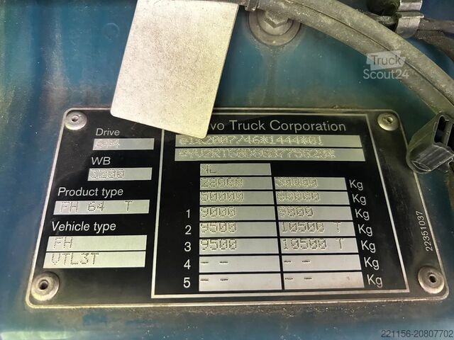  Volvo FH | 6X4/4 LIFT/BOUGY | 2016 | NL TRUCK