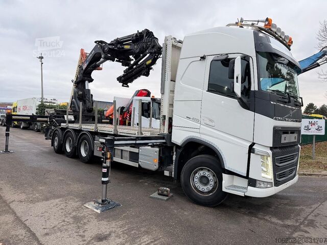 Kranwagen Volvo FH 420 8x4 TRIDEM + (31m!) CRANE HIAB 858 E-7 +...