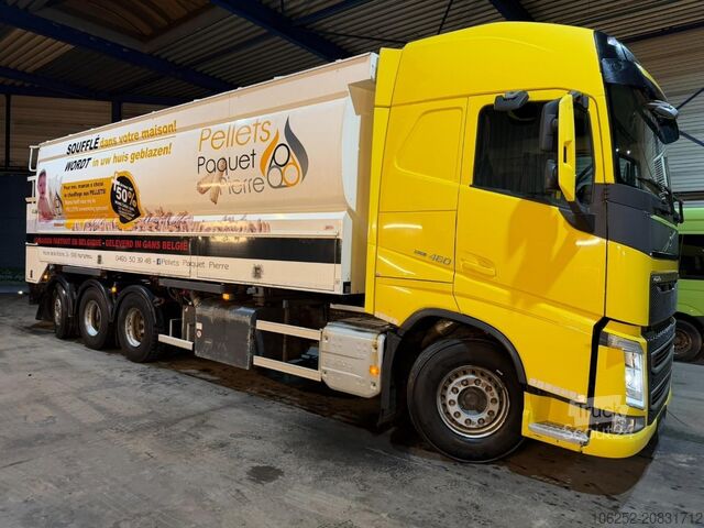 Saugfahrzeug Volvo FH 460 8X4 SILO KOMPRESSOR / BDF / PRITSCHE PLA...