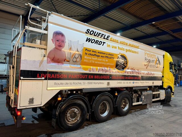 Saugfahrzeug Volvo FH 460 8X4 SILO KOMPRESSOR / BDF / PRITSCHE PLA...