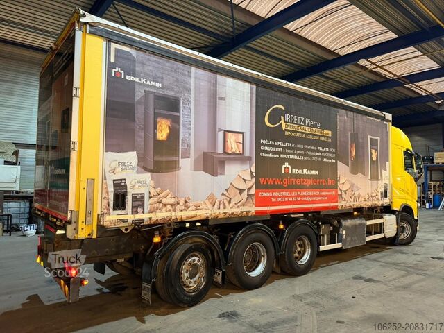 Schiebeplane Volvo FH 460 8x4 TRIDEM CURTAINSIDE BOX 8m50 / BDF / ...