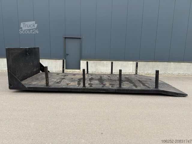 Roller container CONTAINER PLATTE CONTAINER / FLATBED CONTAINER 6m x 2m50 ...