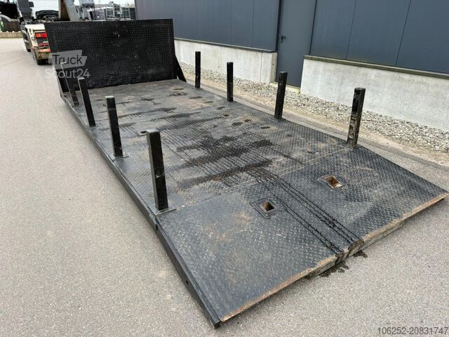 Roller container CONTAINER PLATTE CONTAINER / FLATBED CONTAINER 6m x 2m50 ...