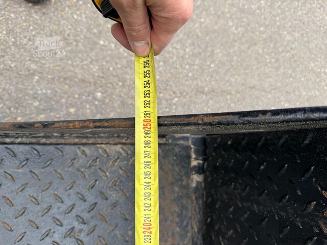 Roller container CONTAINER PLATTE CONTAINER / FLATBED CONTAINER 6m x 2m50 ...