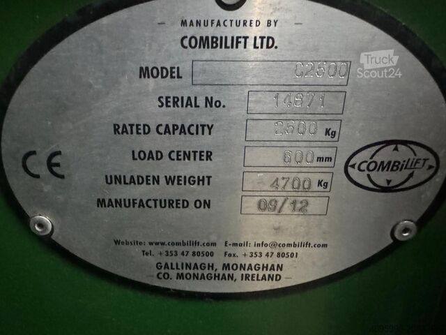 Dört yollu forklift Combilift C2500 /perfect /compact/Only 4819 hours