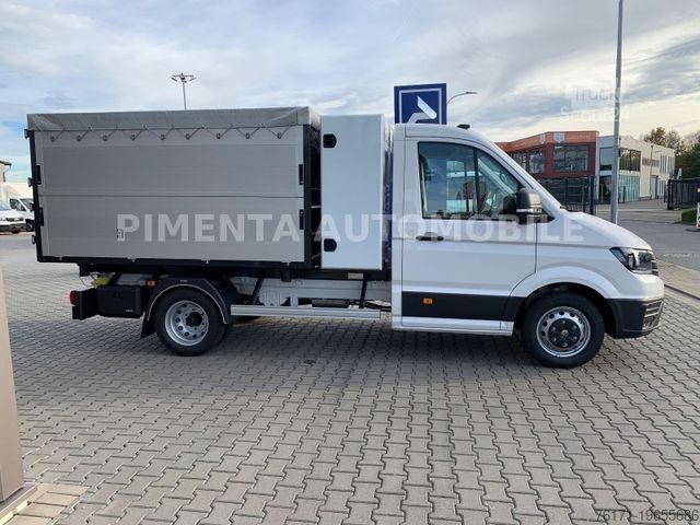 Üç yönlü damperli kamyonet VOLKSWAGEN Crafter 50 3-S-KIPPER GESCHLOSSEN LAUB KISTE AHK