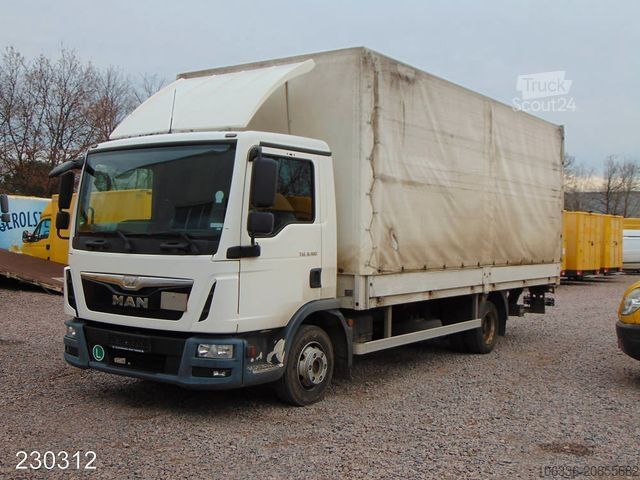 Curtain sider van MAN TGL 8.180 BB -LBW-KLIMA-