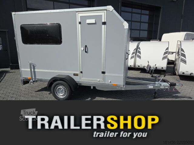 Biltransporttrailer trailershop TFDG S 300 Motorrad Reise Sport Fenster