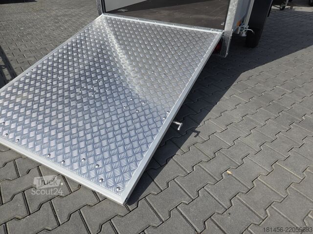 Biltransporttrailer trailershop TFDG S 300 Motorrad Reise Sport Fenster