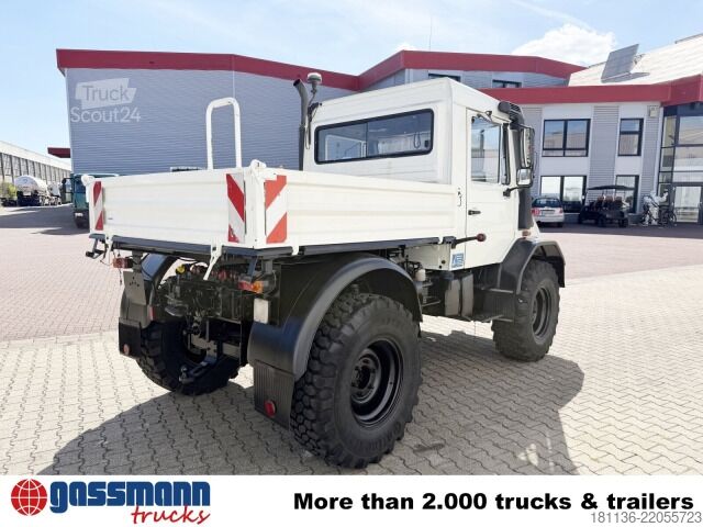 Nákladné vozidlo na špeciálne účely Unimog U 130 4x4, Kipper, Zapfwelle vorne+hinten,