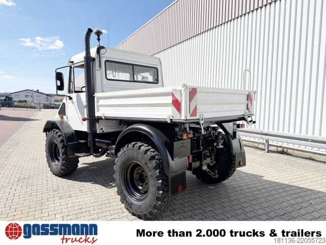 Nákladné vozidlo na špeciálne účely Unimog U 130 4x4, Kipper, Zapfwelle vorne+hinten,