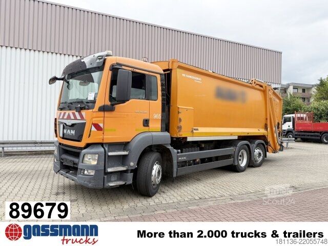 Müllwagen MAN TGS 26.320 6x2-4 BL, Lenk-/Liftachse, HS-Terberg
