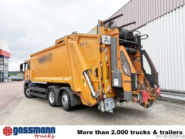 Skraldevogn MAN TGS 26.320 6x2-4 BL, Lenk-/Liftachse, Navi,