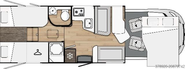 Polintegriran avtodom BENIMAR Tessoro T463 UP Mai 2026 Verfügbar