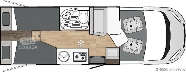 Polintegriran avtodom BENIMAR Yrteo Y861 Verfügbar April 2026