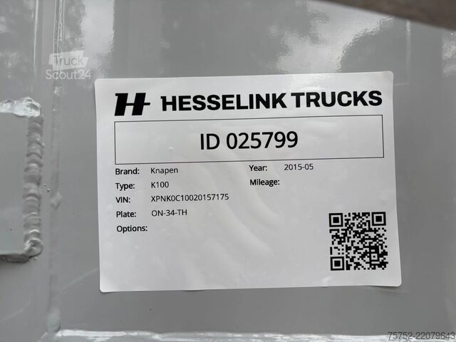 Schubboden Knapen Trailers 96m3 Liftas Cargo Floor 10MM 2 year old! Afstan...