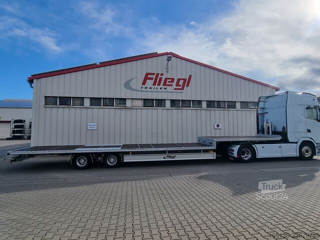 Open oplegger FLIEGL 2-Achs Mega Plateau Jumbo SZS 290