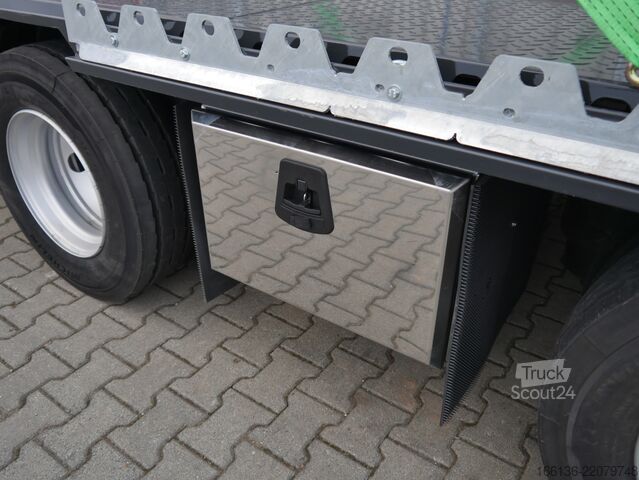 Open oplegger FLIEGL 2-Achs Mega Plateau Jumbo SZS 290