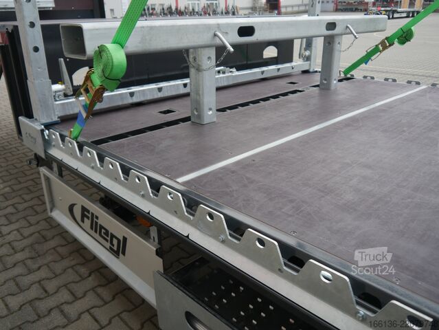 Open oplegger FLIEGL 2-Achs Mega Plateau Jumbo SZS 290