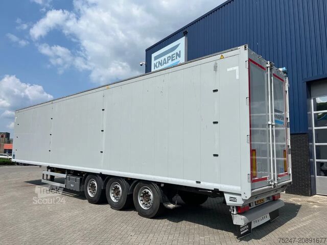 Bevægeligt gulv Knapen Trailers K100 - 92m3 Liftachse Floor 10mm *huren / leasen*