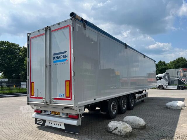Bevægeligt gulv Knapen Trailers K100 - 92m3 Liftachse Floor 10mm *huren / leasen*