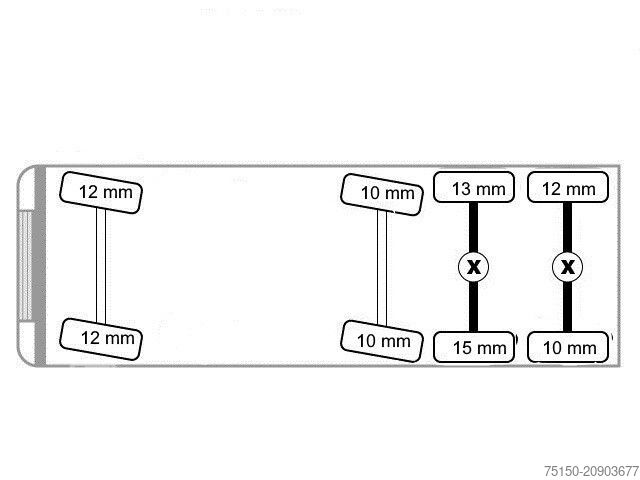 Zware vrachtwagen MERCEDES-BENZ 4163 8x4 BL - 155 to - Nr.: 947