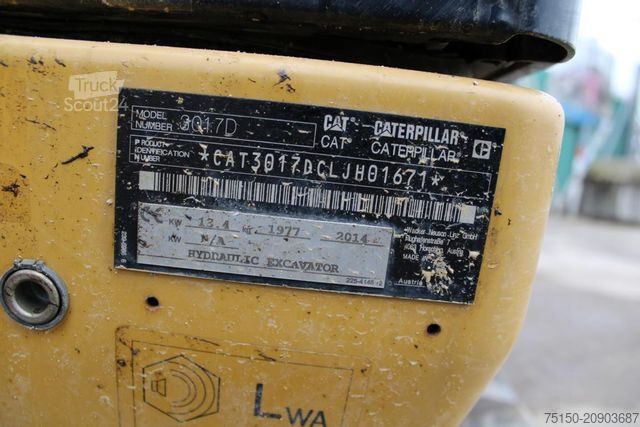 Mini-excavator CATERPILLAR 301.7D - Nr.: 671