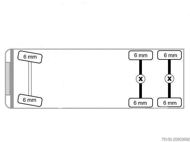 Camion basculante trilateral MAN TGS 26.500 6x4 BB BORDMATIK INTARDER Nr.: 302