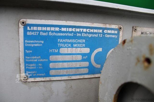 Beton mikser kamyonu MAN TGS 18.440 4x4H BLS - LIEBHERR 10 m³ - Nr.: 967