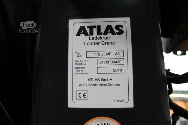 Kamyon üzerine monteli vinç ATLAS 172.3LMP - A3 - 10,2/3 - Nr.: 430